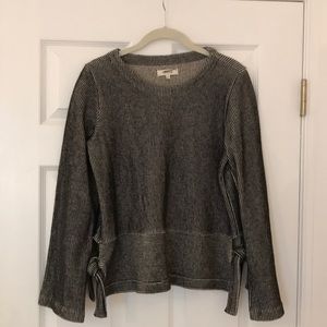 Madewell French Rib Side-Tie Pullover